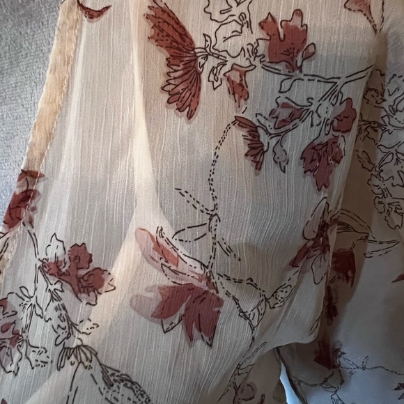 NWOT Lulu’s Floral Wrap Front Mini Dress, Size XS - Picture 2 of 5